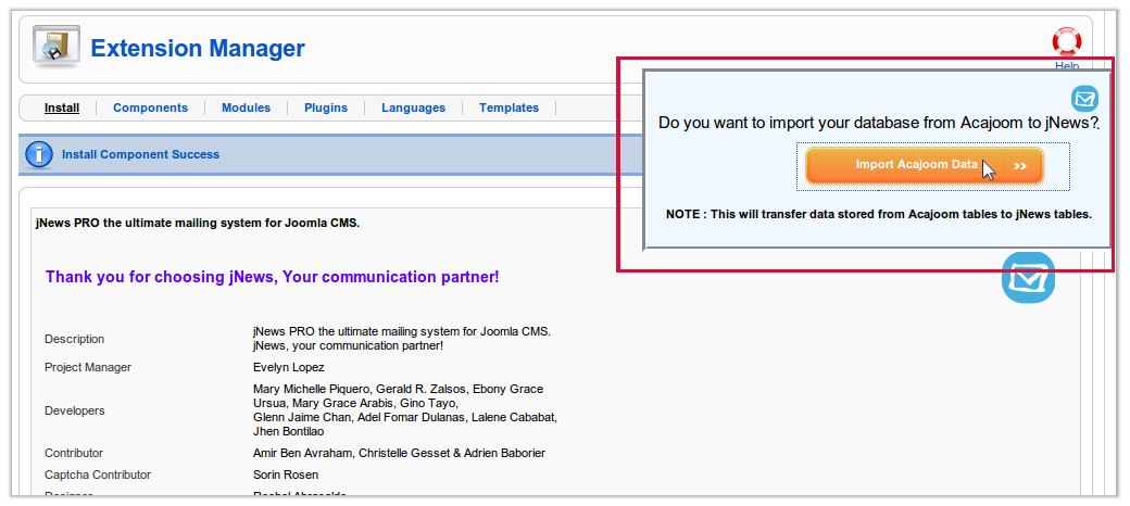 import-acajoom-data