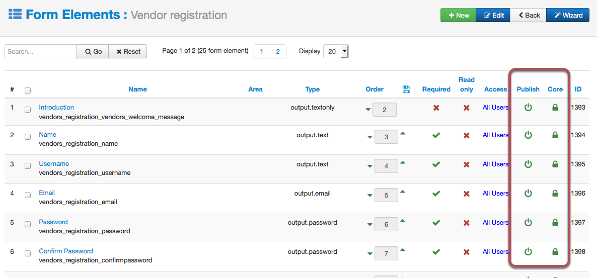 vendor-register-list-elements